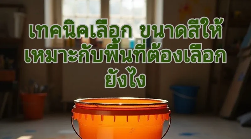 ถังสีทาบ้านเฉพาะ