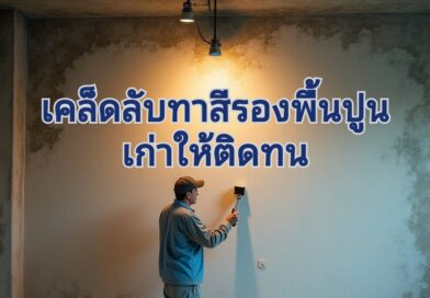 ทารองพื้นปูนเก่าให้ติดทน
