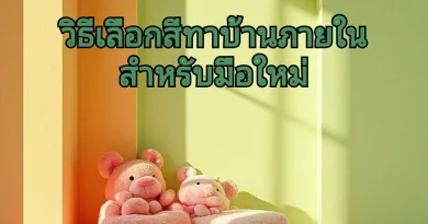 เลือกสีทาบ้านยังไงดี