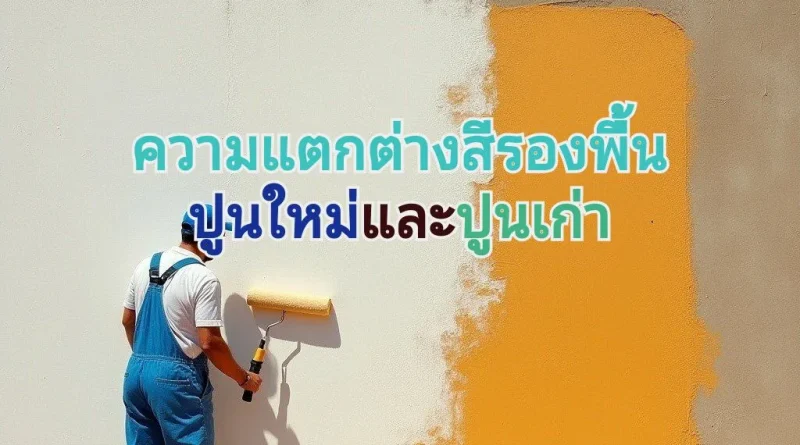 เลือกใช้สีรองพื้นที่ผนัง ให้สวย