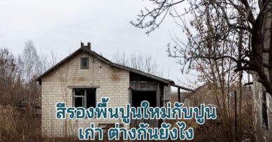 สีรองพื้นปูนใหม่กับปูนเก่า ต่างกันยังไง