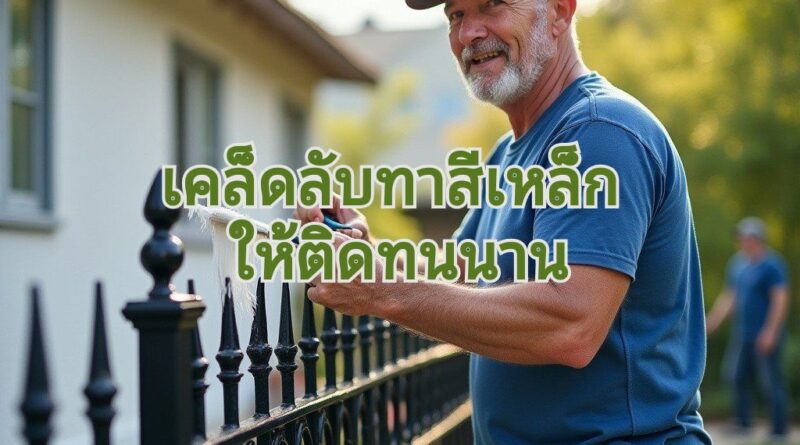 ทาสีเหล็ก