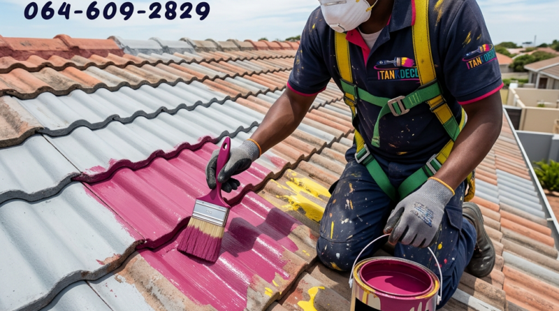 ทาสีหลังคาบ้านตัวเอง