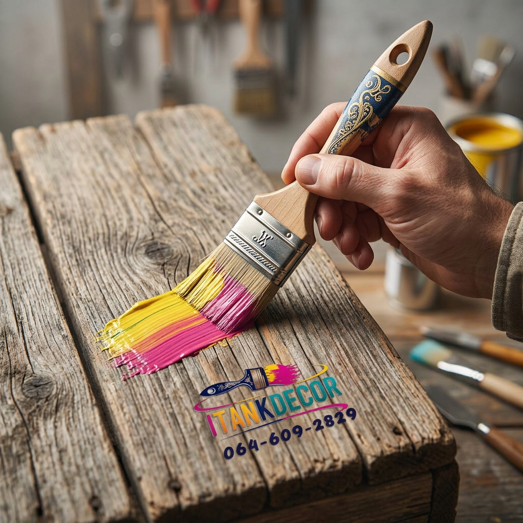 ทาสไีม้เก่า 