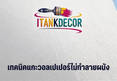 ลอกวอลเปเปอร์ผนัง