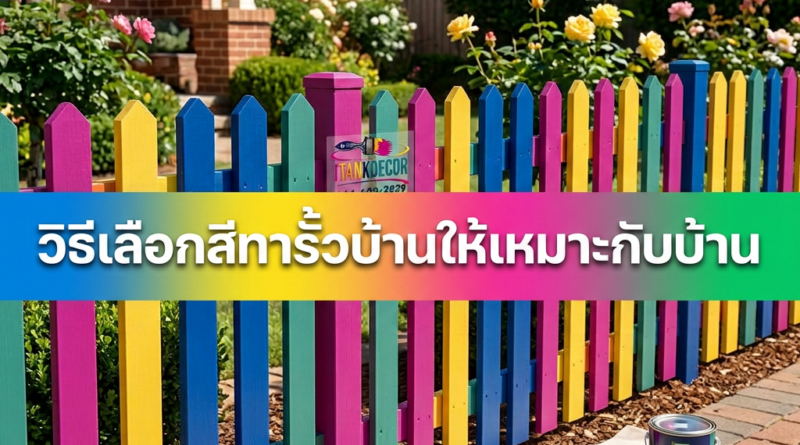 ทาสีรั้วบ้านยังไงดี